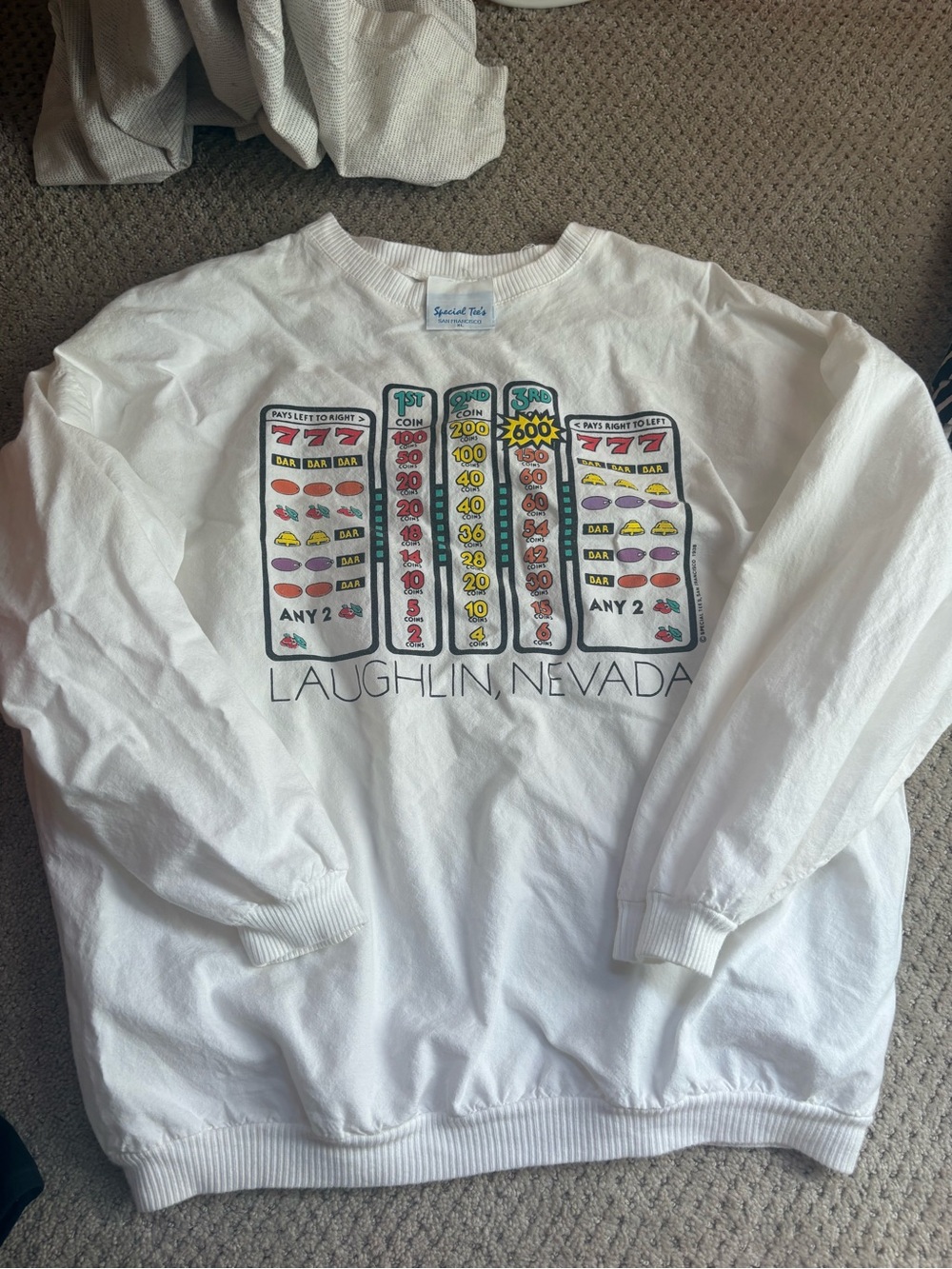 Vintage White Laughlin Nevada Graphic Shirt